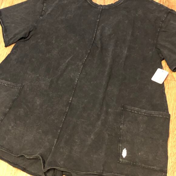 Free People Movement Hot Shot Tee Romper in Black Size XL - Picture 7 of 14